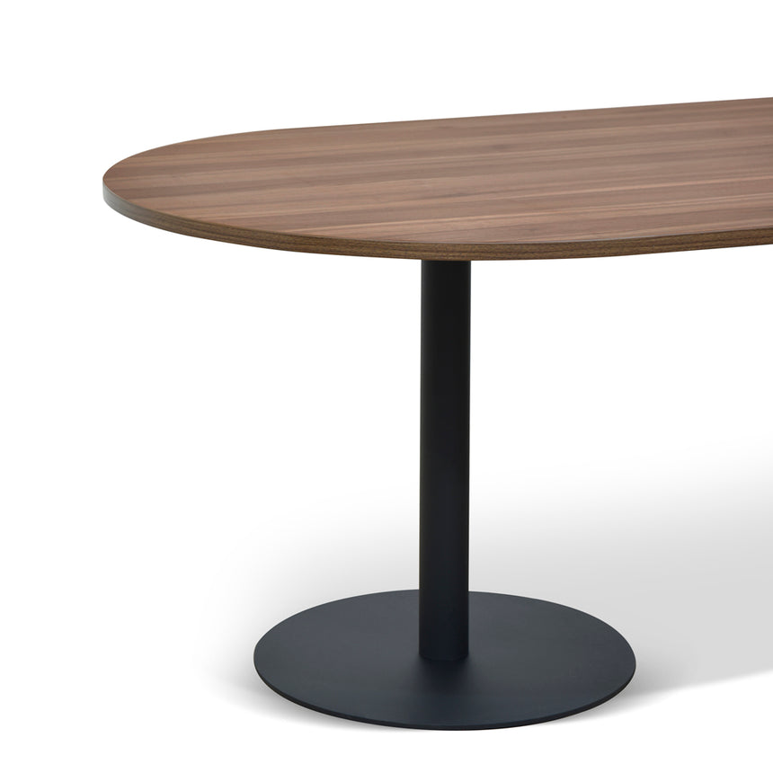 COT8911-SN 3m Oval Meeting Table - Walnut