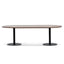 COT8912-SN 2.4m Oval Meeting Table - Walnut