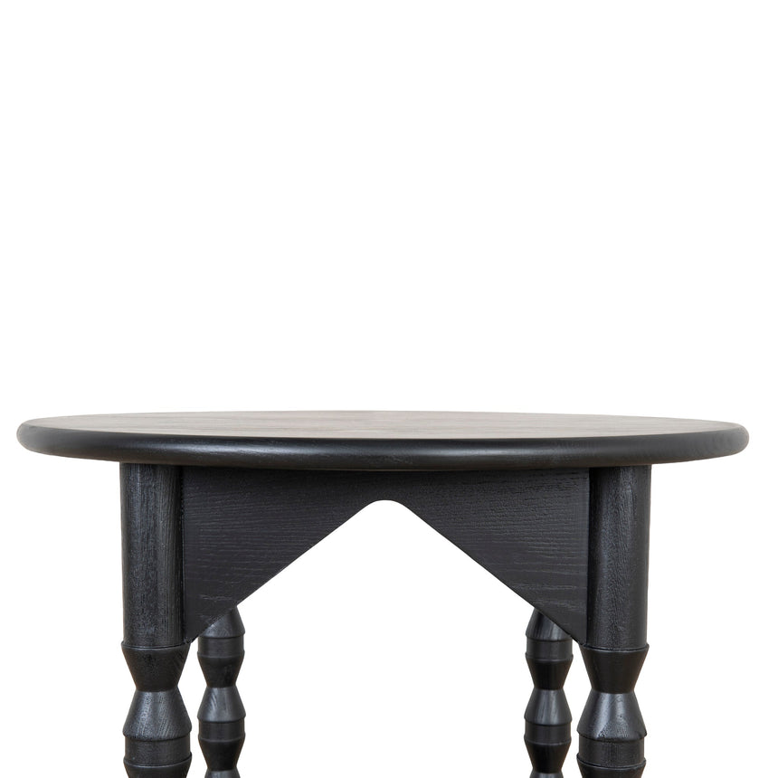 CST10039-NI 52cm Side Table - Full Black