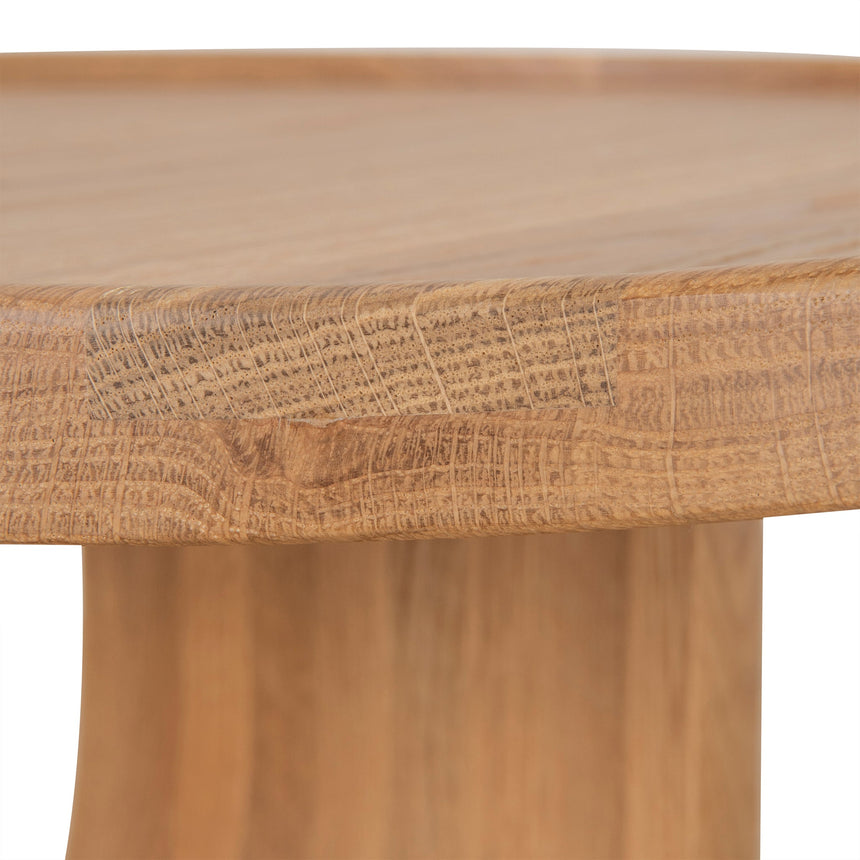 CST10128-OW 45cm Round Side Table - Natural Oak