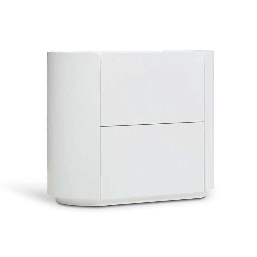 CST8636-IG Bedside Table - White