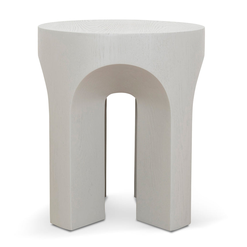 CST10177-DW 49.5cm Round Side Table - Light Grey