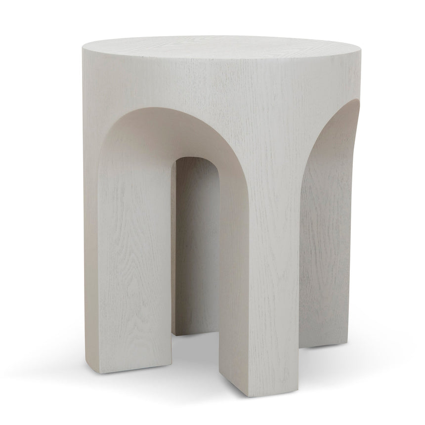 Set of 2 - CST8986-KD Side Table - White