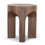 CST10178-DW 49.5cm Round Side Table - Walnut