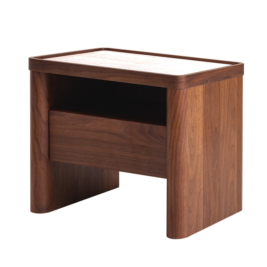 CST10061-DW 50cm Bedside Table - Walnut