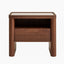 CST10241-IG Glass Top Bedside Table - Walnut