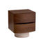 CST10245-IG Bedside Table - Walnut