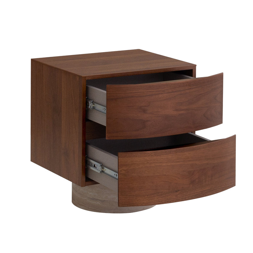 CST10245-IG Bedside Table - Walnut