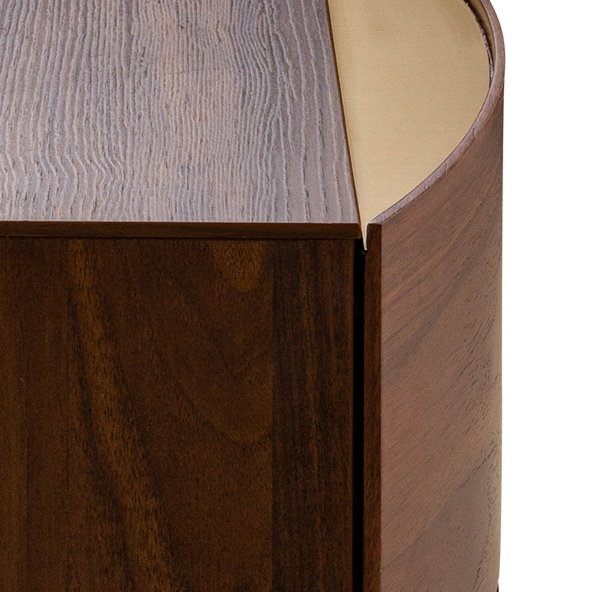 CST10245-IG Bedside Table - Walnut