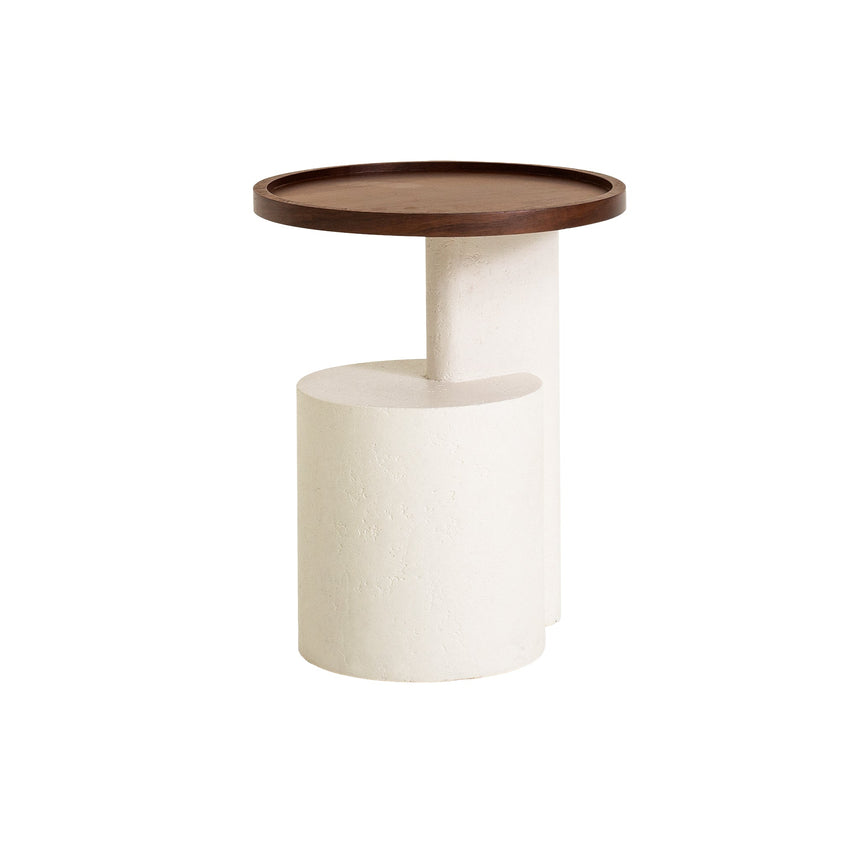 Set of 2 - CST8986-KD Side Table - White