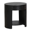 CST10281-DW 55cm Side Table - Full Black