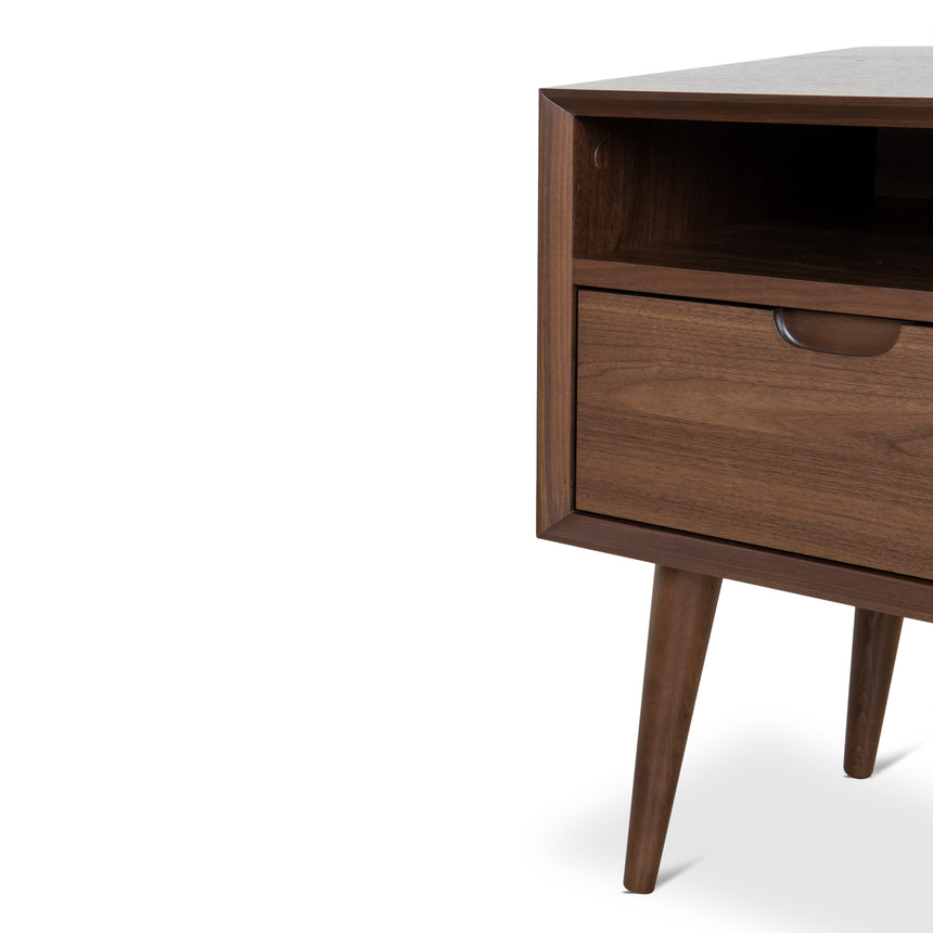 Ex Display - CST221WAL-VN SQ Wooden Bedside Table - Walnut