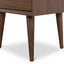 CST221WAL-VN SQ Wooden Bedside Table - Walnut