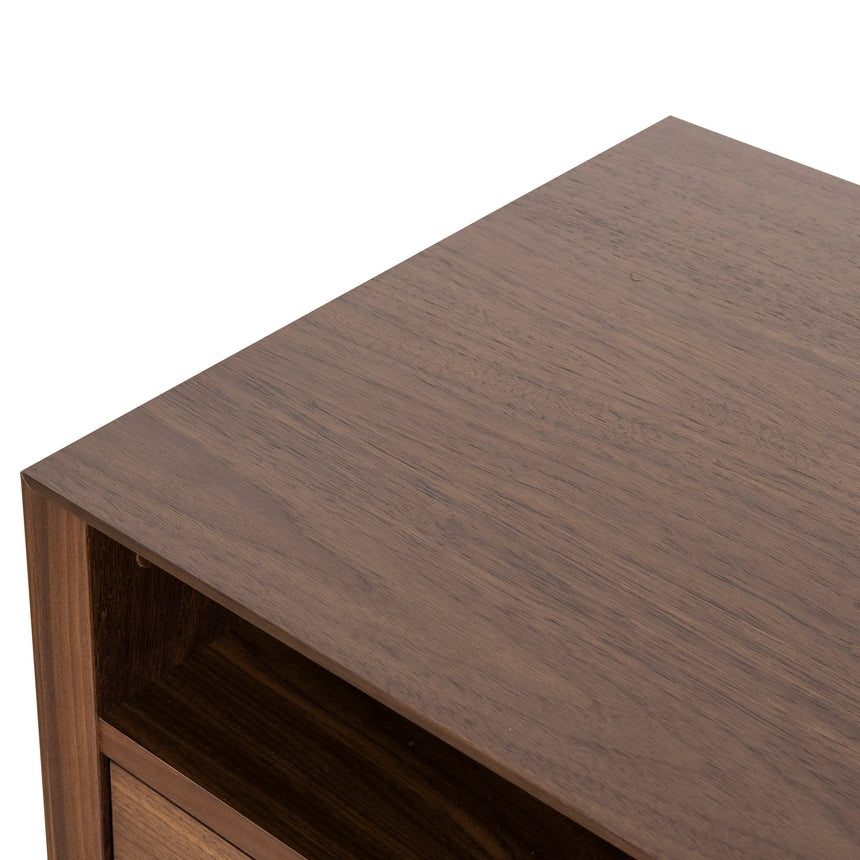 Ex Display - CST221WAL-VN SQ Wooden Bedside Table - Walnut