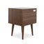 Ex Display - CST221WAL-VN SQ Wooden Bedside Table - Walnut