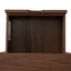 Ex Display - CST221WAL-VN SQ Wooden Bedside Table - Walnut