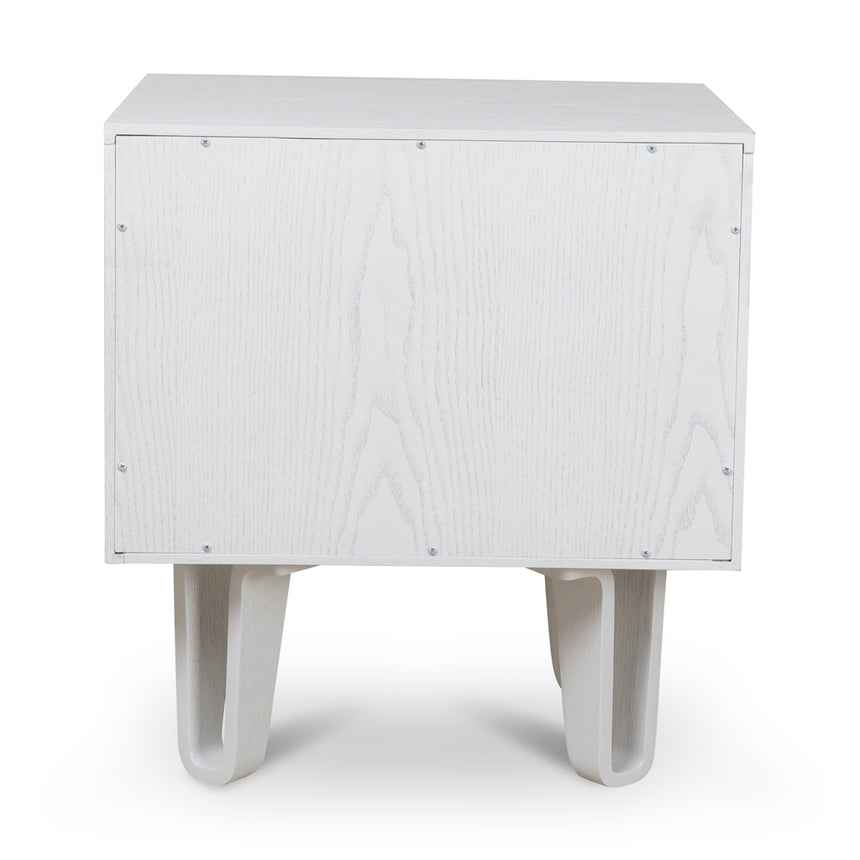 CST8685-DR Bedside Table - Full White