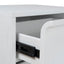 CST8685-DR Bedside Table - Full White