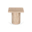 CST8713-RB 42cm Travertine Top Side Table - Natural