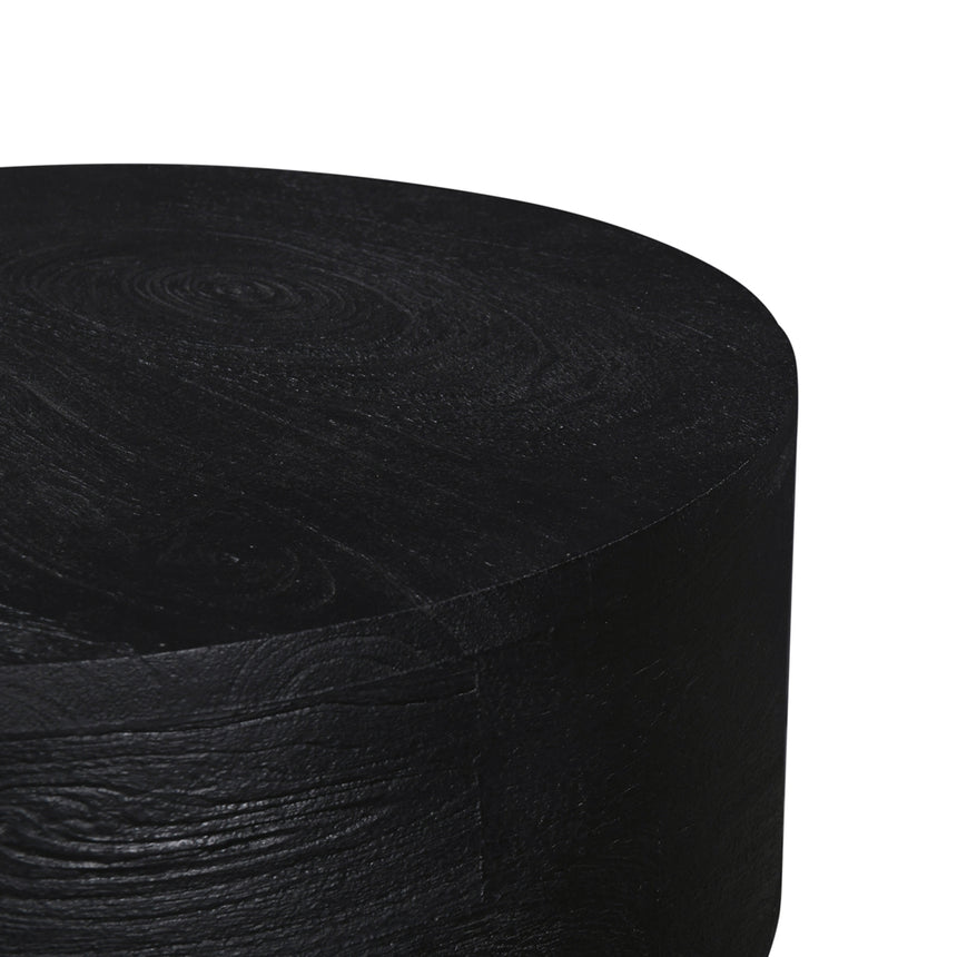 CST8721-RB 40cm Round Side Table - Black