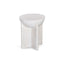 CST8725-RB 40cm Round Side Table - Cafe White