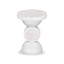 CST8731-RB 38cm Round Side Table - Cafe White