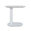 Ex Display - CST8793-NY 60cm Marble Side Table - White Base