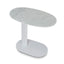 Ex Display - CST8793-NY 60cm Marble Side Table - White Base