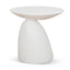 CST8806-NY 60cm Fibre Glass Side Table - White