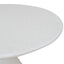 CST8806-NY 60cm Fibre Glass Side Table - White