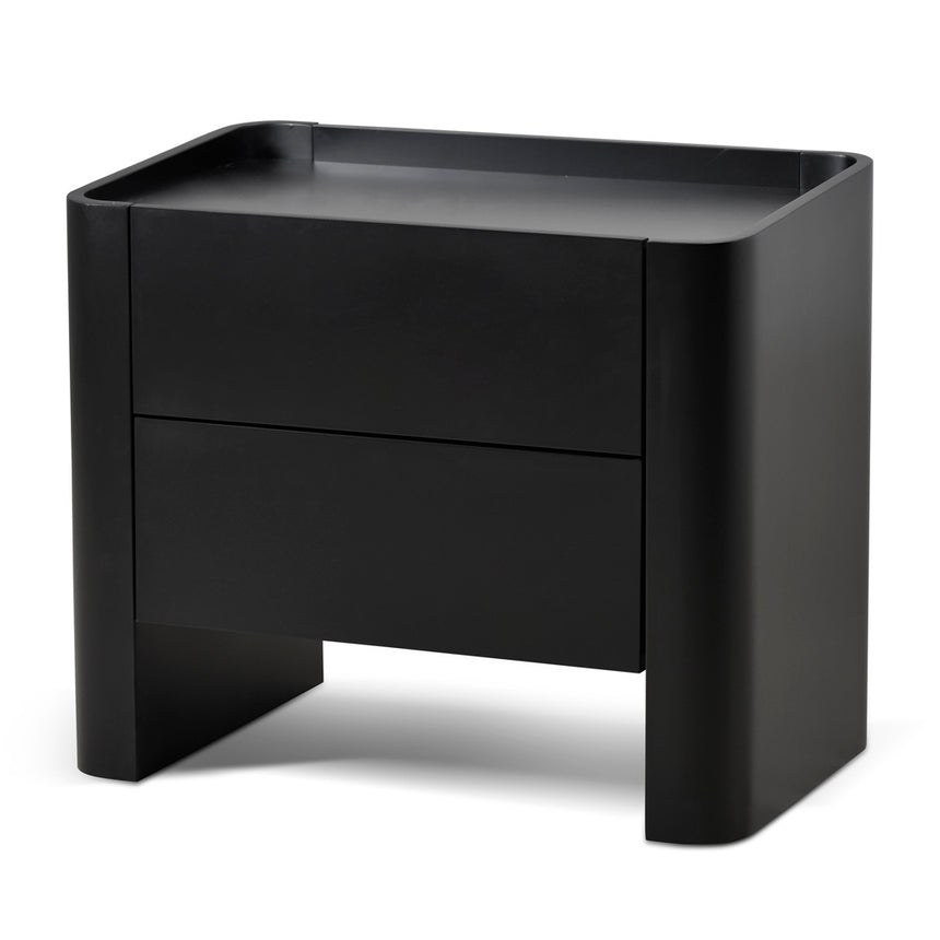CST8628-KD Bedside Table - Full Black