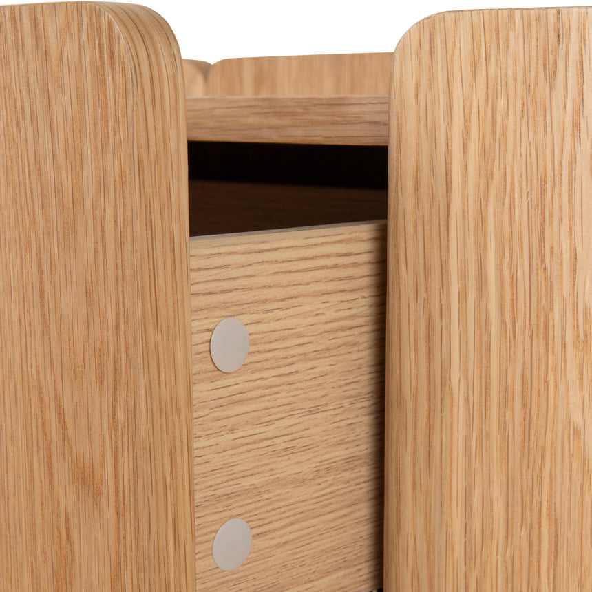 CST8980-CN 60cm Bedside Table - Natural Oak