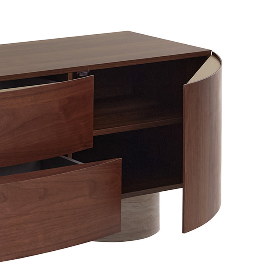 CTV10248-IG TV Entertainment Unit - Walnut