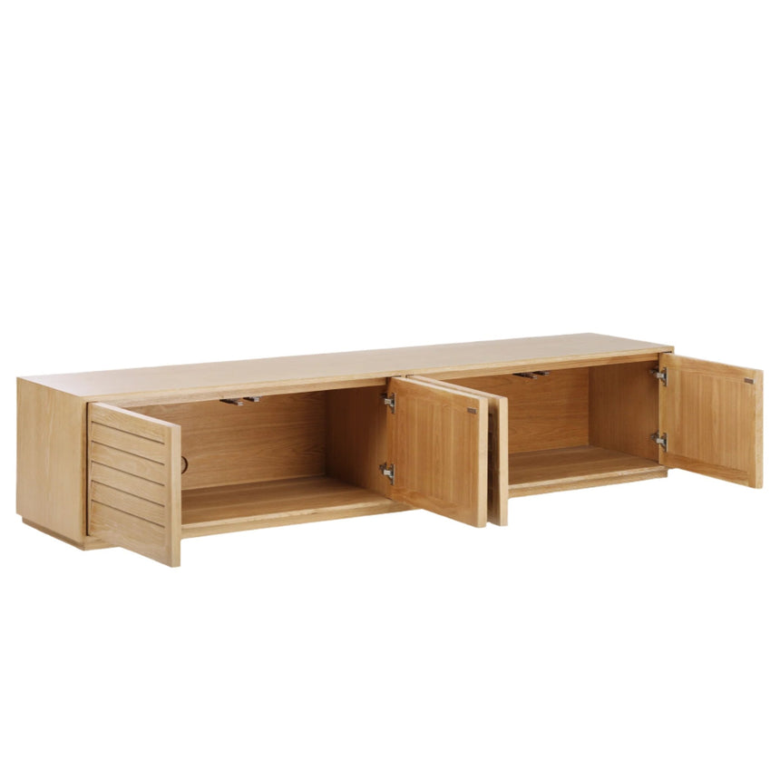 CTV8415-NI 2.2m Elm TV Entertainment Unit - Natural