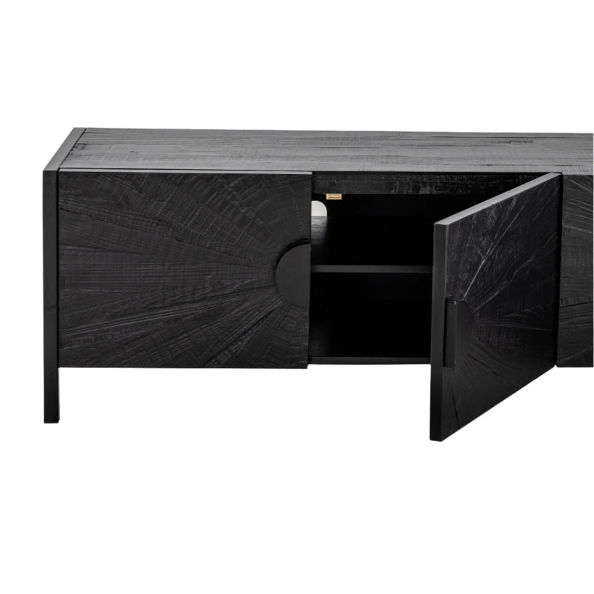 CTV8952-NI 2.1m Wooden TV Entertainment Unit - Black