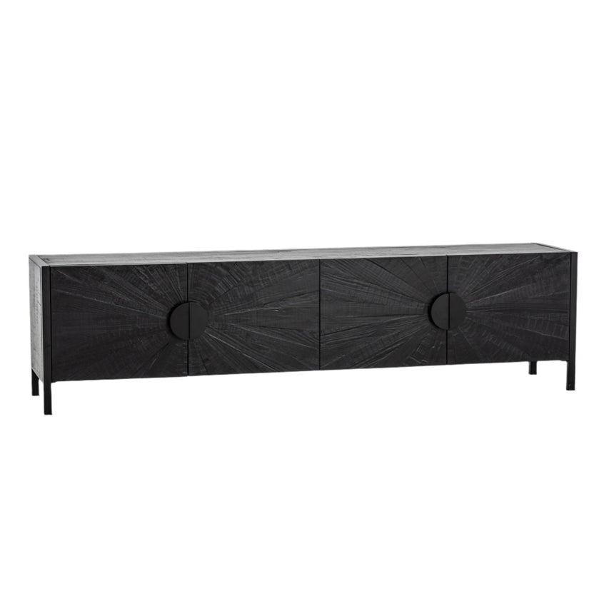 CTV8952-NI 2.1m Wooden TV Entertainment Unit - Black