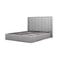 Ex Display - CBD6022-YO Fabric King Bed Frame - Pearl Grey with Storage