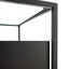 Ex Display - CST2671-IG Glass Side Table - Full Black