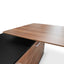 Ex Display - COT202-M 1.95m Executive Office Desk Left Return - Walnut - Black