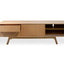 Ex Display - CTV325-BB 180cm TV Entertainment Unit - Lowline - Natural Veneer