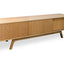 Ex Display - CTV325-BB 180cm TV Entertainment Unit - Lowline - Natural Veneer