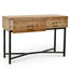 Ex Display - CDT2327-NI 1.2m Reclaimed Pine Console Table - Black Base