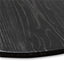 Ex Display - CDT2480 Reclaimed 140cm Round Dining Table - Rustic Black