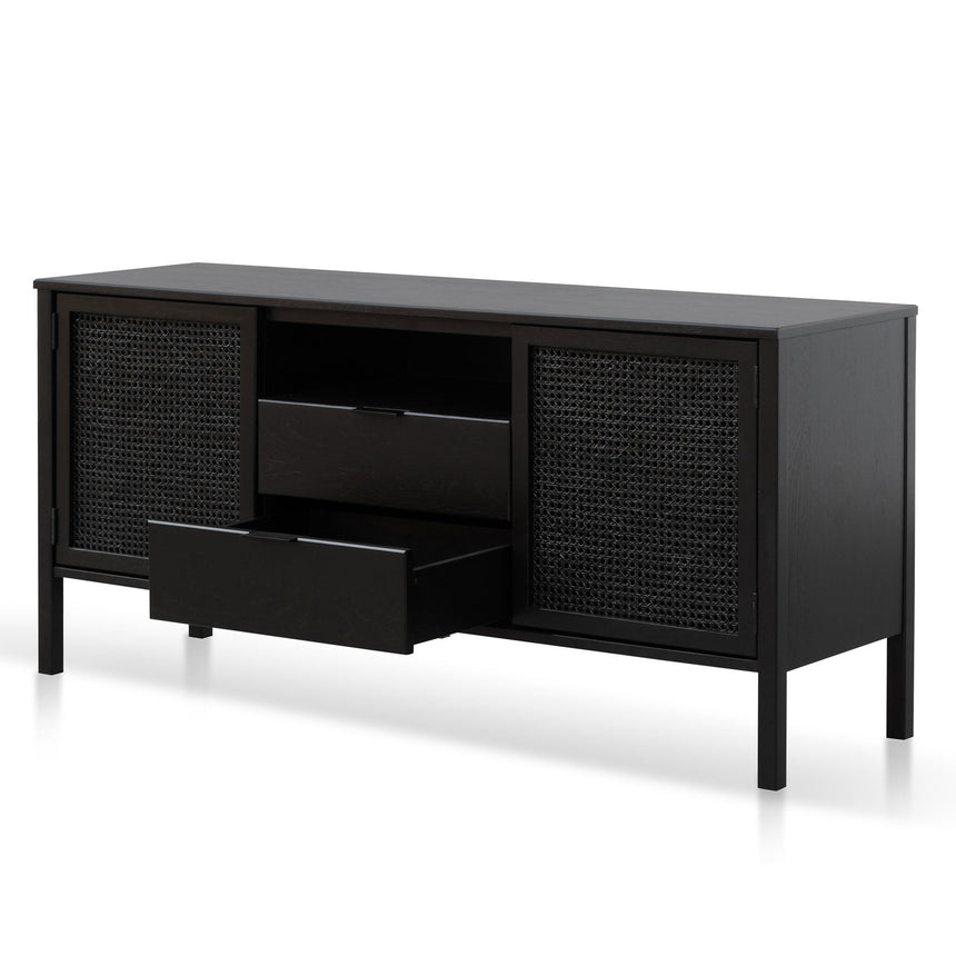 Ex Display - CDT6137-CU 1.56m Wooden Sideboard - Black