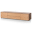 Ex Display - CTV6201-CN TV Entertainment Unit with Middle Drawer - Natural Oak