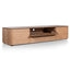 Ex Display - CTV6201-CN TV Entertainment Unit with Middle Drawer - Natural Oak