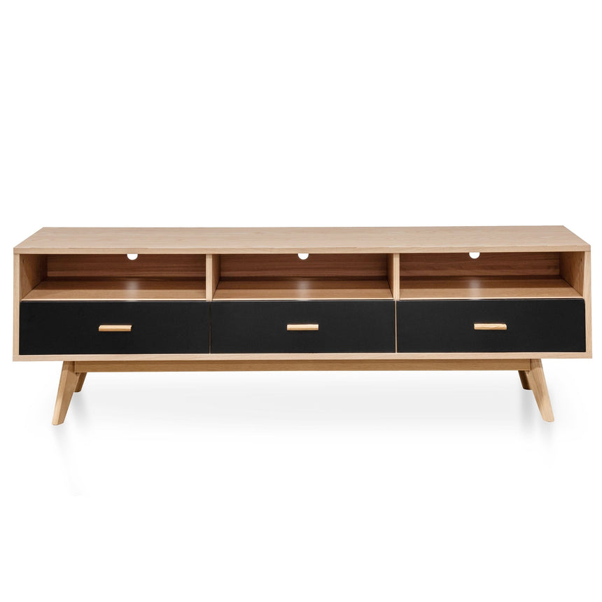 Ex Display CTV2603-KD 180cm Entertainment TV Unit In Natural - Black