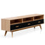 Ex Display CTV2603-KD 180cm Entertainment TV Unit In Natural - Black