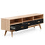 Ex Display CTV2603-KD 180cm Entertainment TV Unit In Natural - Black