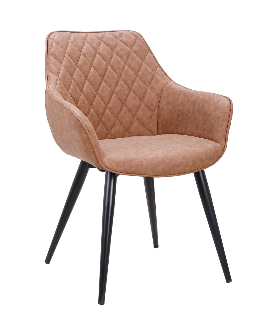 Ex Display - CBS6219-SE 80cm Bar Stool - Cinnamon Brown PU Leather